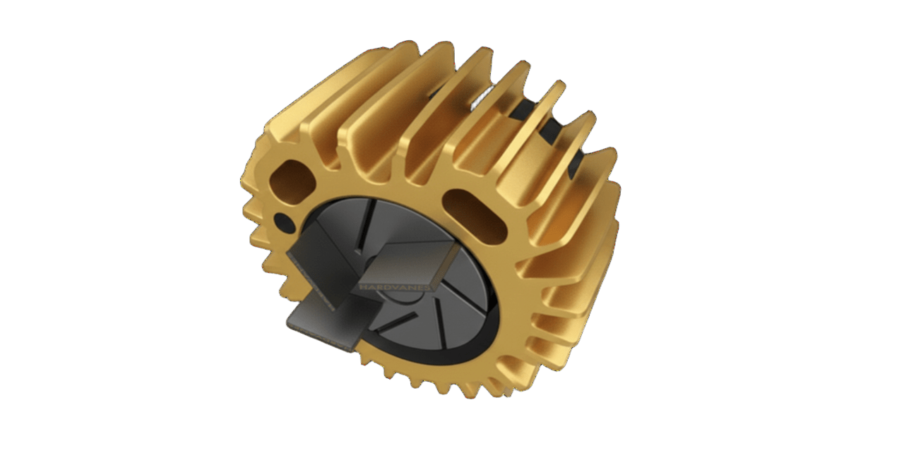 Rotor con paletas Hardvanes